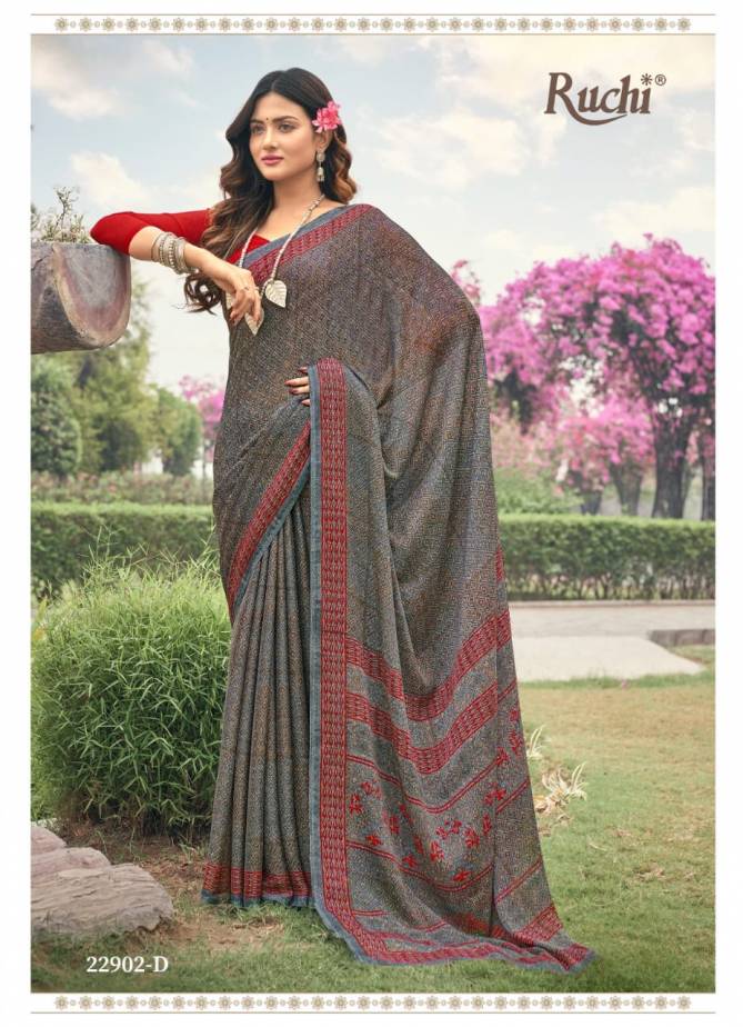 Aahana By Ruchi Printed Daily Wear Sarees Catalog